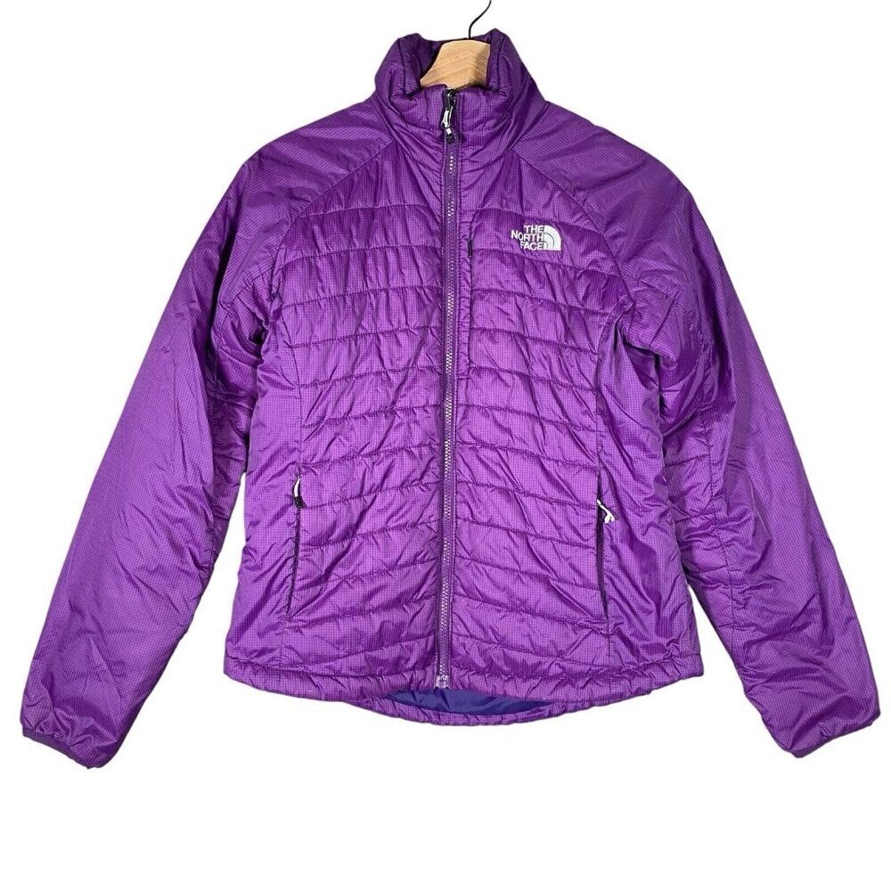 The North Face Primaloft Stow Jacket Women's S Insulated Quilted Puffer Purple